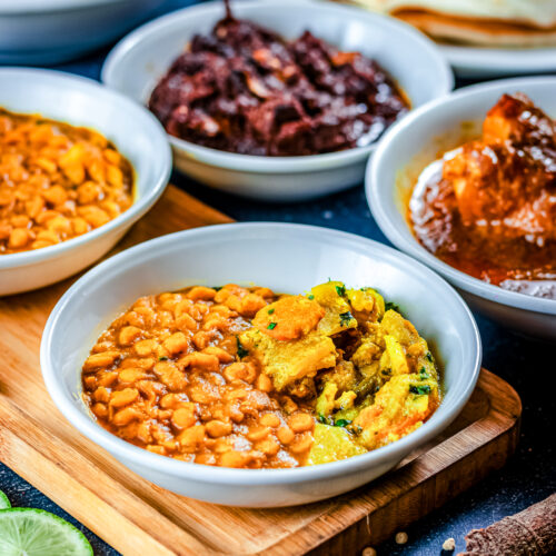 Vegetable Dal Bhaji is a flavorful, protein-rich Indian dish made with lentils and mixed vegetables